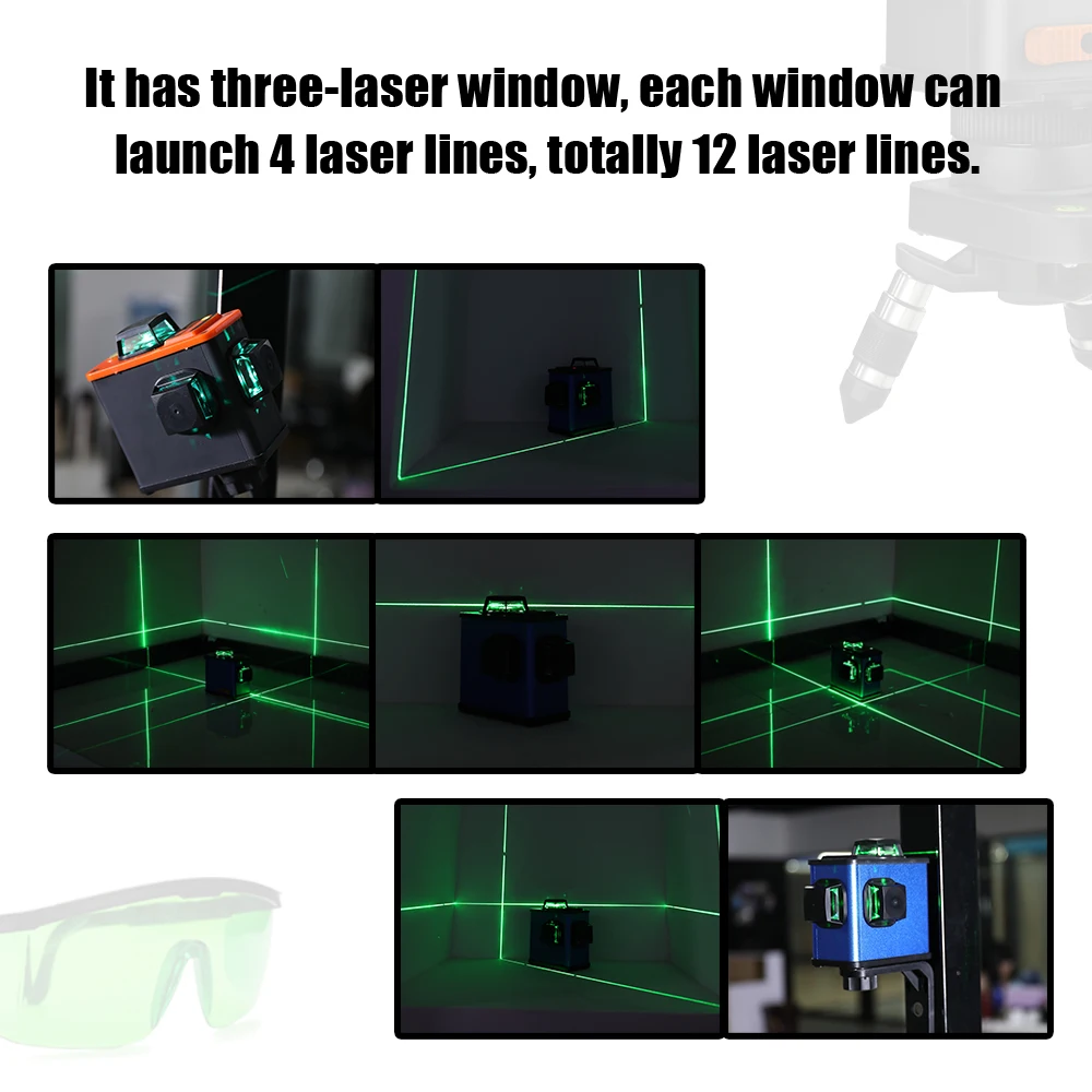 Многофункциональный DIY 3D лазерный измеритель уровня проектор Высокая точность