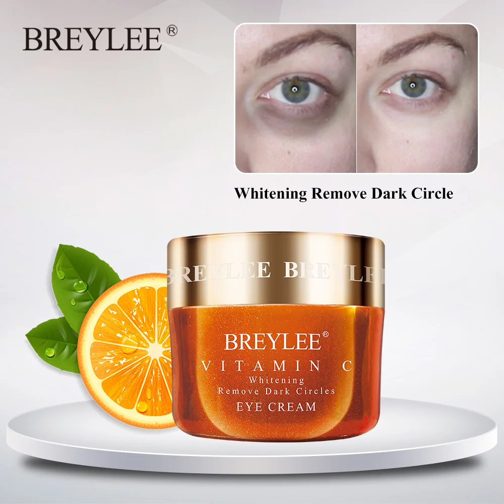 Крем для глаз Breylee с витамином С отбеливающий выцветающий Веснушка Vc Сыворотка