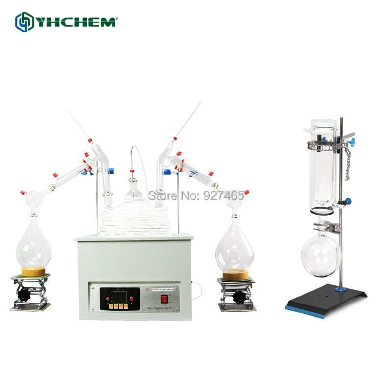 Новинка оборудование для дистилляции эфирного масла YHChem на 10 л короткая дорога