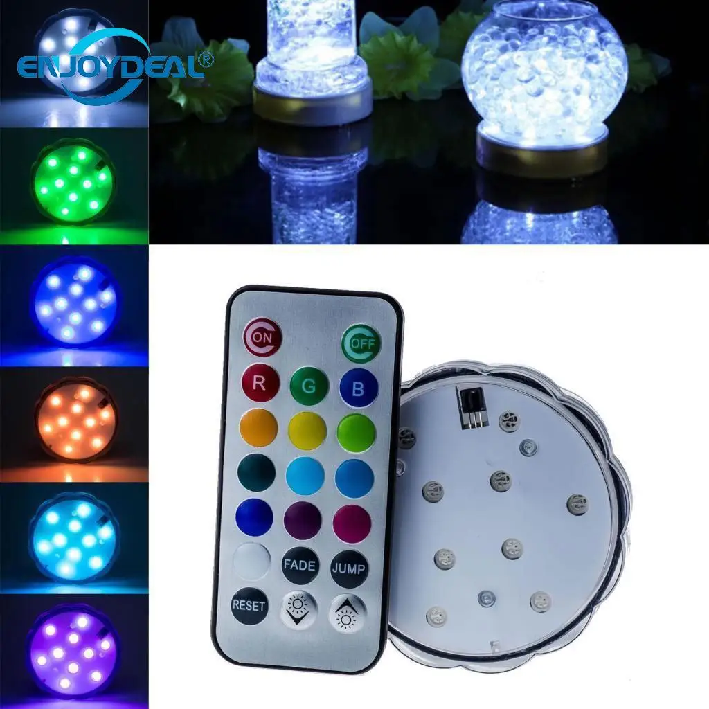 1 шт. погружной светодиодный RGB разноцветный Водонепроницаемый Цветочный