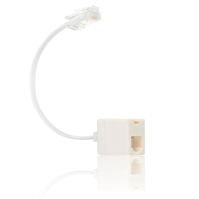 Кабель-переходник RJ11 6P4C Female To Ethernet RJ45 8P8C Male F/M белый горячая распродажа |