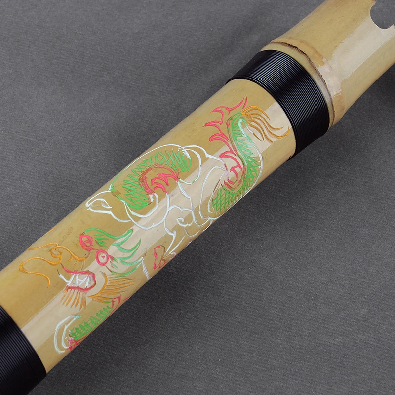 G Key 5 отверстий Shakuhachi с корнем в Корейском стиле бамбуковый музыкальный