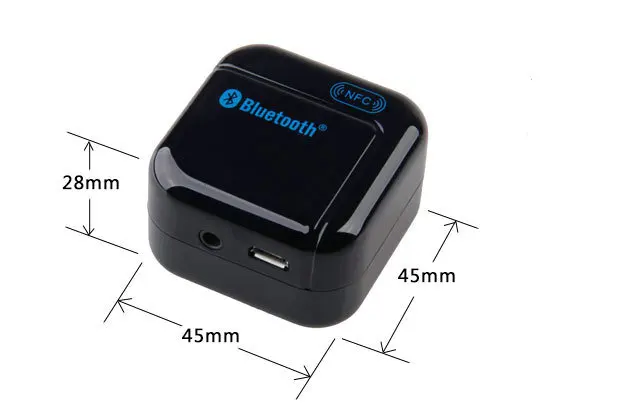 100 шт. 5 в постоянного тока 3 мм NFC Bluetooth беспроводной передатчик аудио приемник