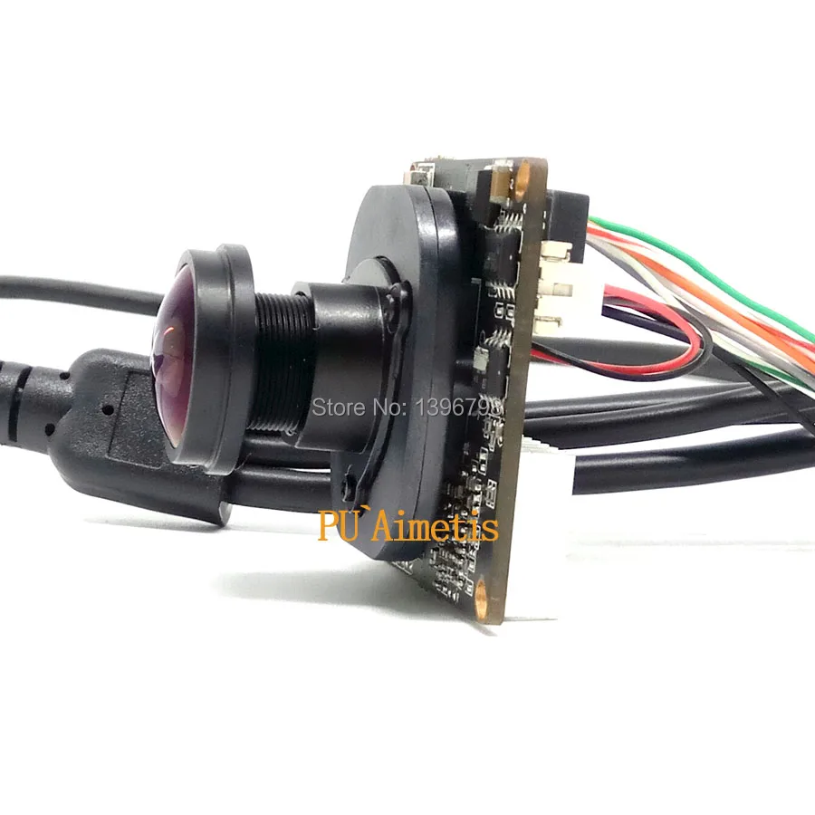 H.264/H.265 IP камера модуль Hi3516E + GC2393 2MP 1080P широкоугольный Рыбий глаз панорамная
