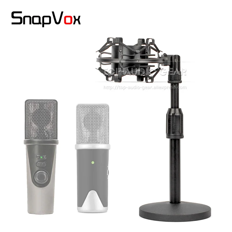 Настольный паук амортизатор микрофон Подвеска держатель зажим для Apogee Mic+ Plus 96 K 96 K USB Запись кронштейн микрофонная стойка