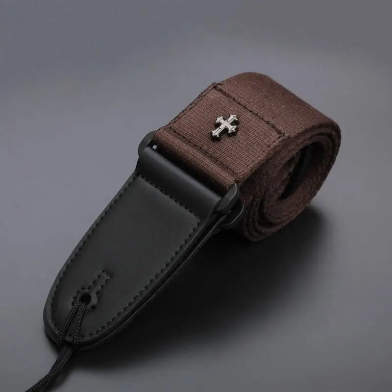 Longteam крест накрест регулируемый ремень для гитары из мягкого хлопка с
