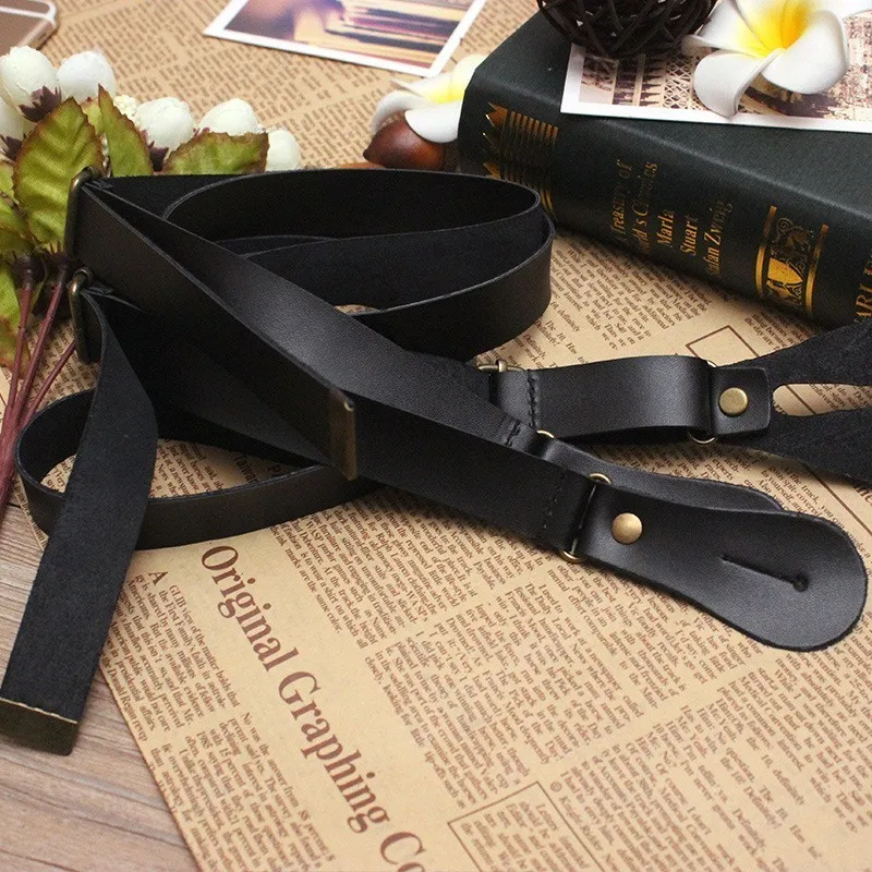 Подтяжки с 4 кнопками для мужчин и женщин модные регулируемые подтяжки из