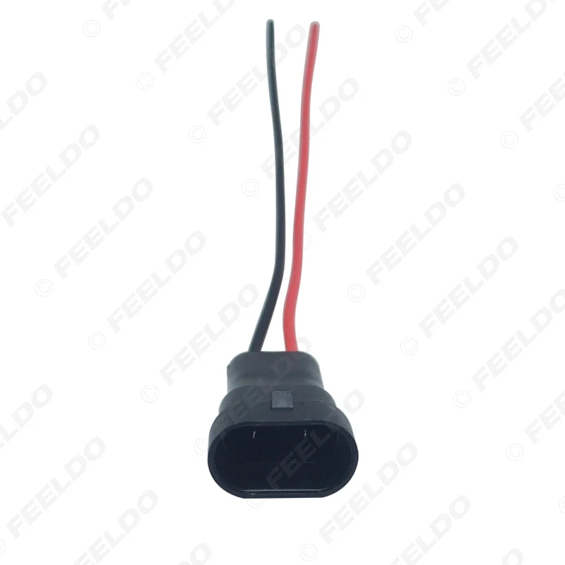 FEELDO 2 шт. Авто 9005/HB3 9006/HB4 H10 Штекерный Разъем Жгут Проводов адаптер для головных