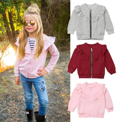 Kids Girls Cotton Long Sleeve Outerwear Coat Clothes | Детская одежда и обувь