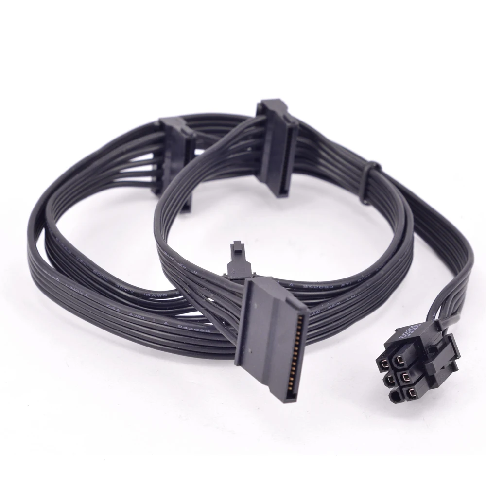 6-контактный кабель питания SATA 15Pin для Seasonic FOCUS PLUS Gold + 850FX 750FX 650FX 550FX | Компьютеры и