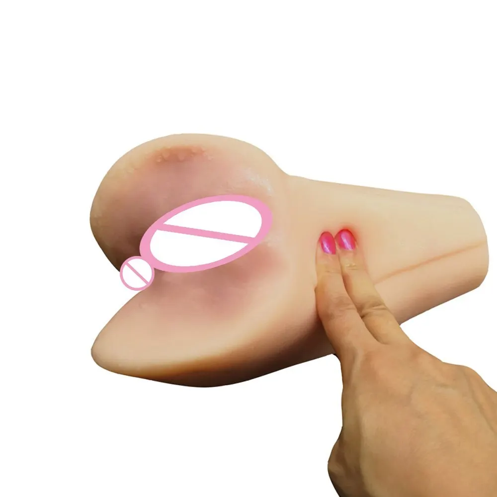 3D Realistic Vagina & Anal Male Masturbator Real Pussy Adult Sex Toys Masturbation Cup Erotic Flirting Products For Men|Мастурбаторы и