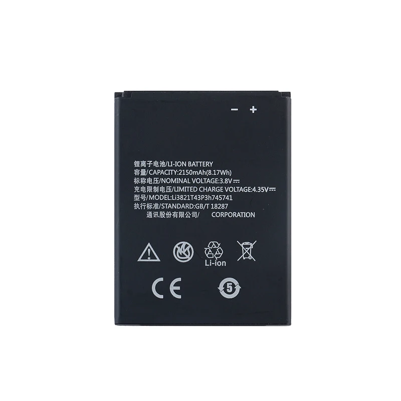 Alesser Батарея LI3821T43P3H745741 для zte лезвие L5 плюс C370 Batteria 3 8 V 2150 мАч Новая замена