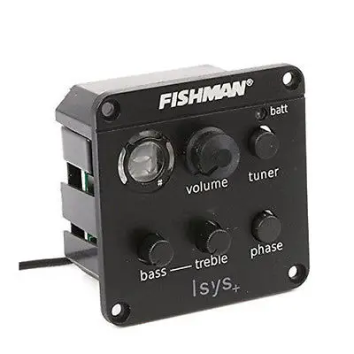 2018 Fishman ISYS + 2-полосная акустическая гитара пьезо пикап бортовой усилитель