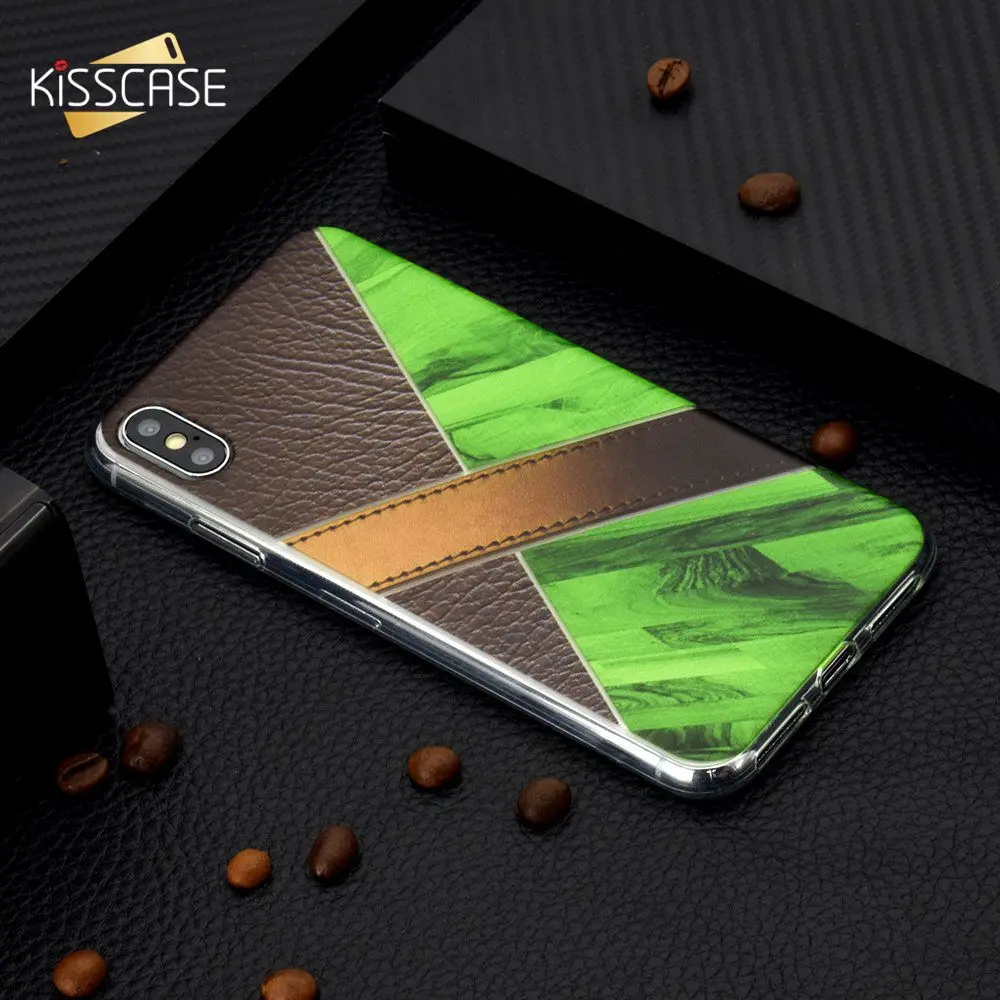KISSCASE чехол для телефона из искусственной кожи Xiaomi Mi 8 модные силиконовые чехлы с