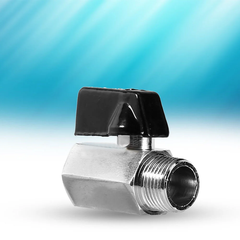 Мини латунный шаровой клапан 1/2 &quot3/8&quot 1/4 &quot1/8&quot мужской/женский нитки для