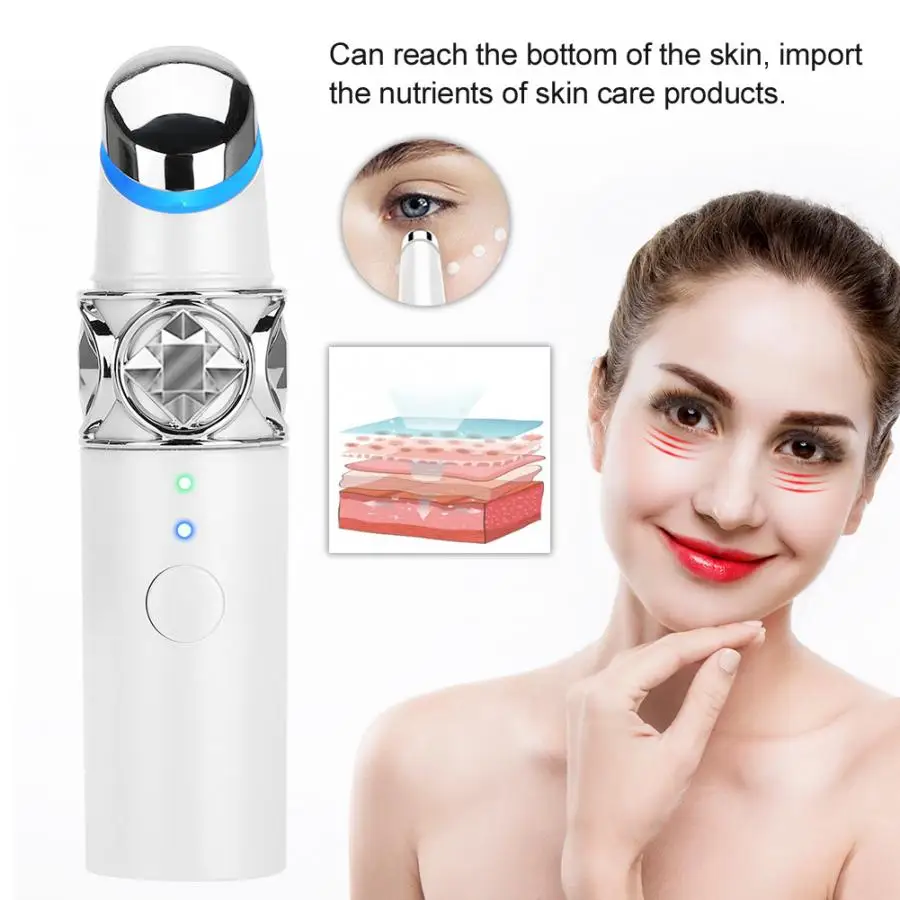 Портативный Электрический Подогрев для глаз и губ фототерапия разглаживание