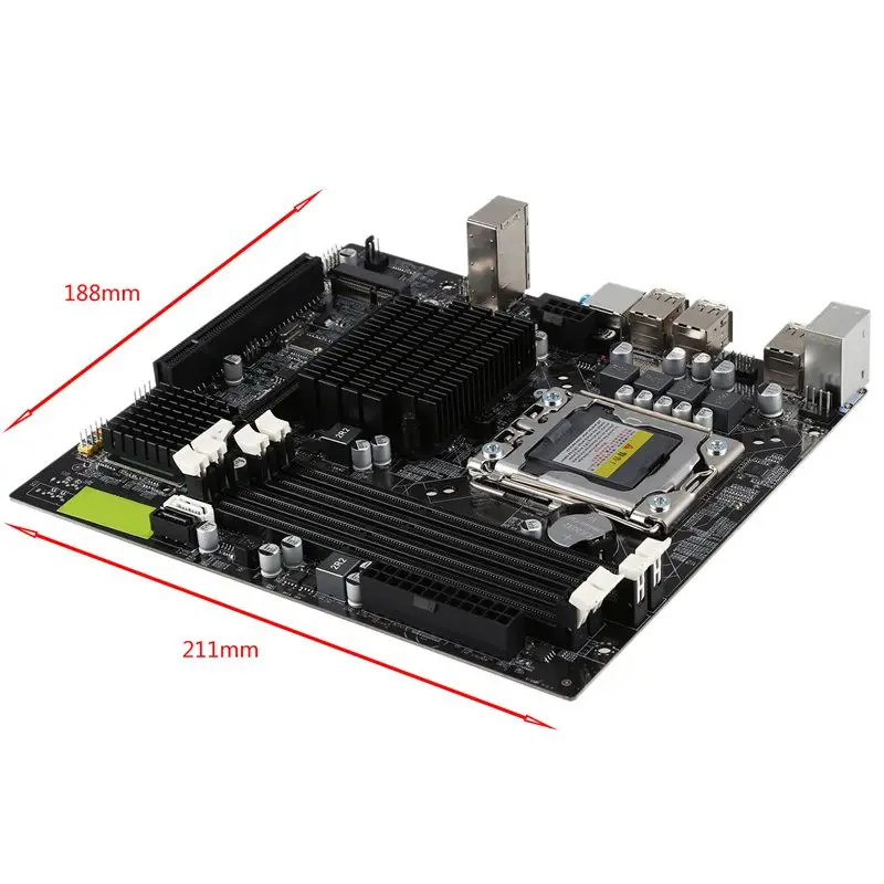 Jia Huayu X58 настольная материнская плата LGA 1366 DDR3 компьютерная Материнская Intel |