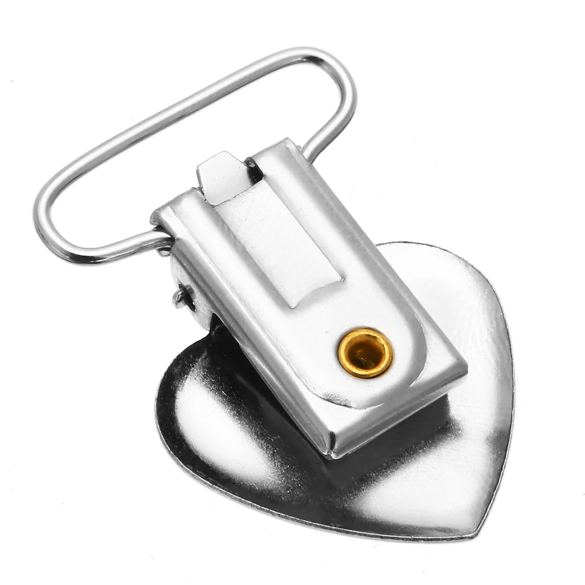 10 шт. металлические зажимы для соски в форме сердца с пластиковыми зажимами