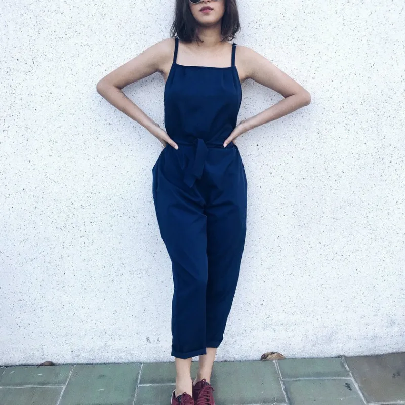 Летние женские комбинезоны без рукавов Клубные Комбинезоны из органической кожи