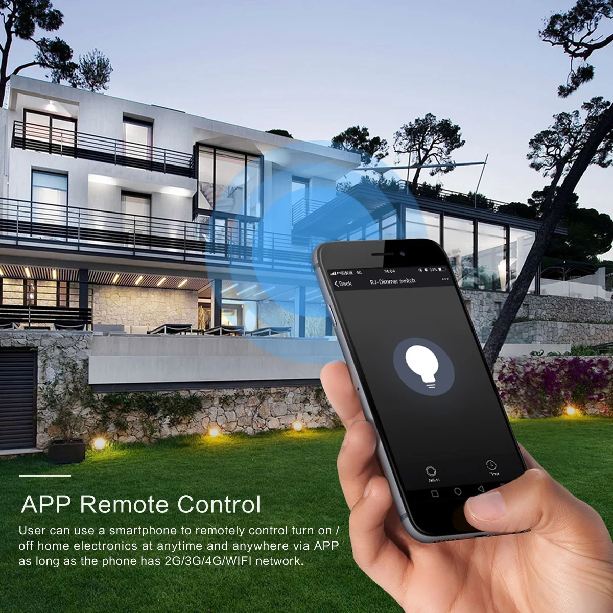 Wireless Led Dimmer 220V WiFi Touch Control Light Stepless Switch Work With Phone APP Amazon Alexa /Google Home / IFTTT | Лампы и