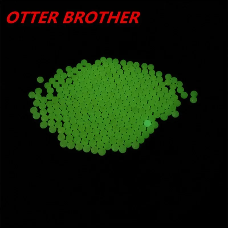 100pcs/Lot Luminous Beads Fishing Space Beans Round Float Balls Stopper Night Plastic Light Glowing Oval Tackle Lure Accessories