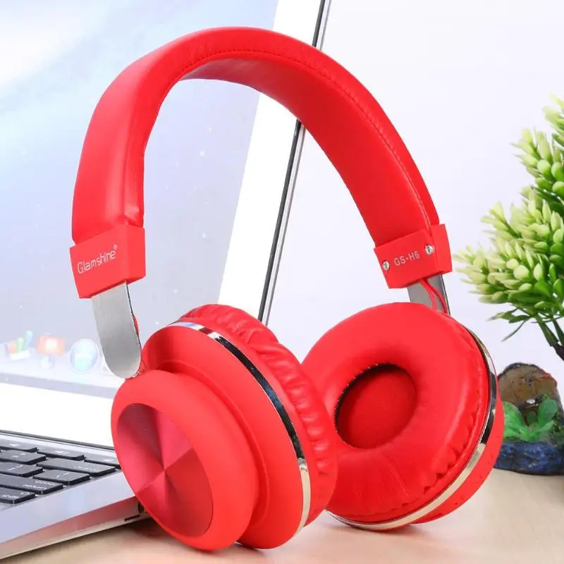 GS-H6 Bluetooth наушники Спортивная беспроводная гарнитура тяжелый бас наушники с микрофоном Встроенный 400 mAh большой емкости литиевая батарея
