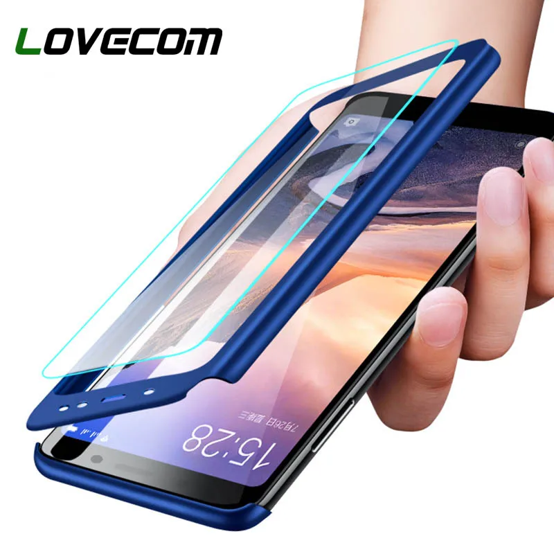 Роскошный чехол LOVECOM с полным покрытием на 360 градусов для телефона Huawei P20 Mate 20 Lite