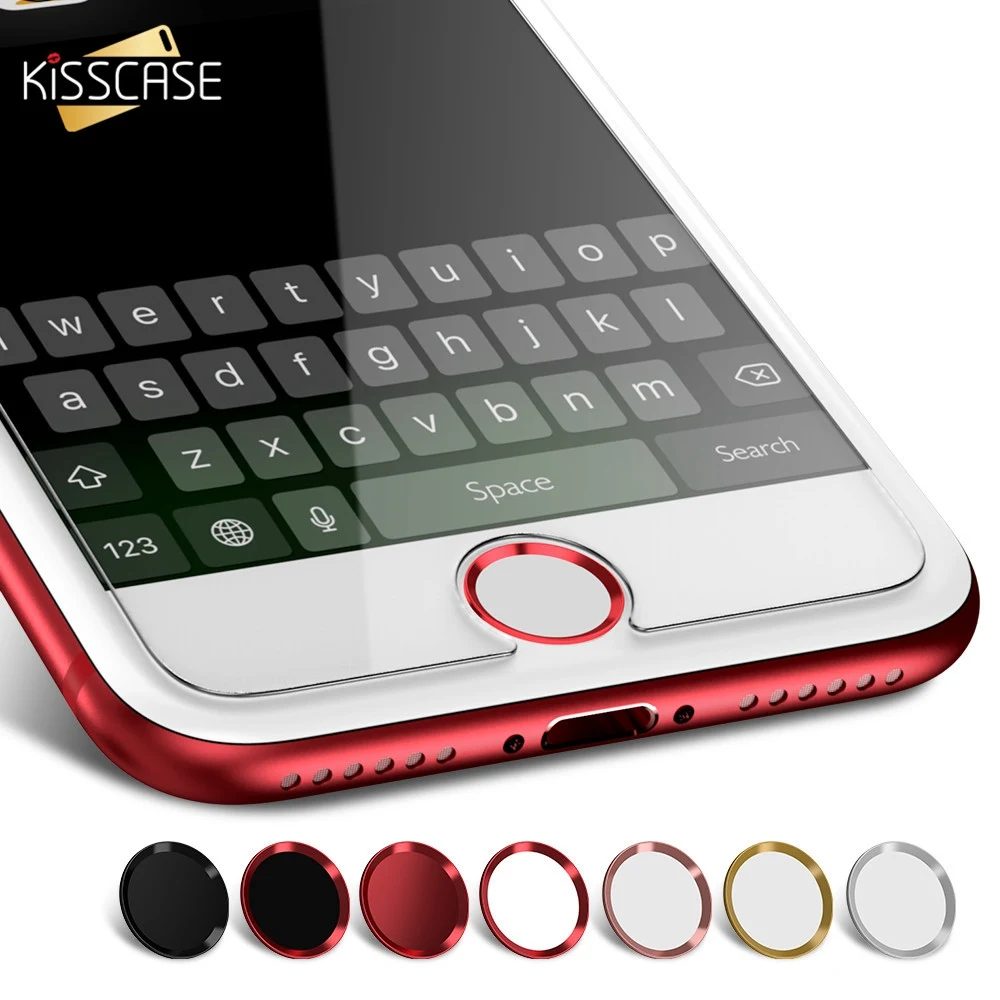KISSCASE домашняя кнопка стикер анти пот для iPhone 6 6S 7 8 Plus 5S SE 5 отпечатков пальцев Touch ID