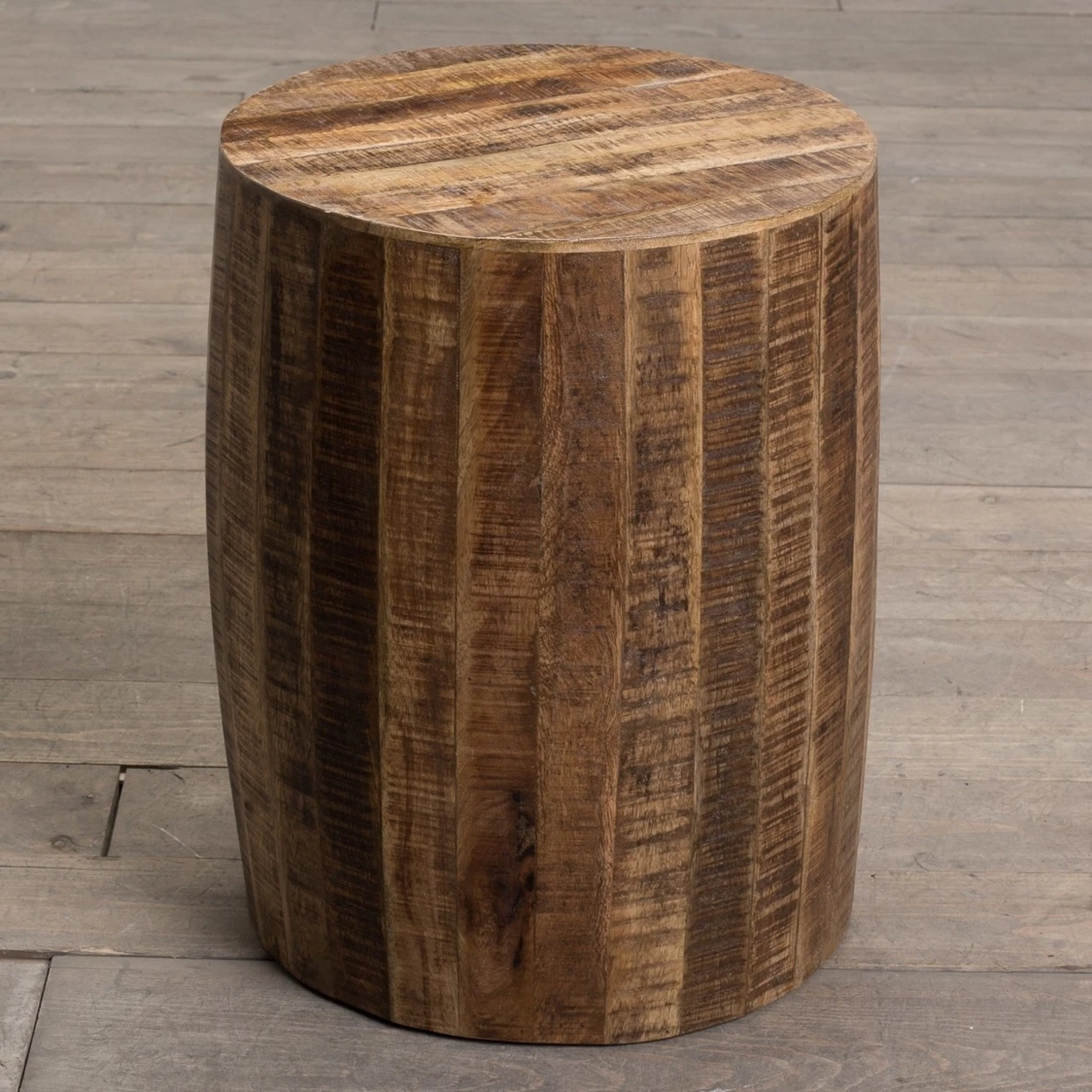 Выветривания переработанная древесина танки стол Темная|Приставной столик| |