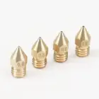 Комплект из 10 выходных отверстий, диаметр 0,20,30,40,50,60,81,0 мм, латунный сопло м6х1 мм для 3D-принтера, наполнитель 1,753 мм, экструдер Mk8