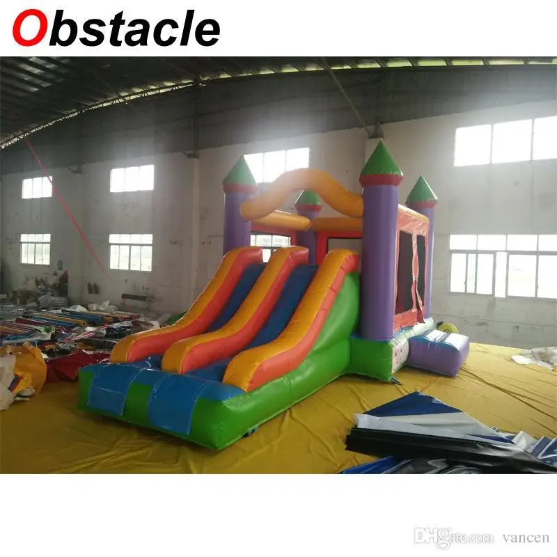 Надувная горка с воздуходувкой для парка развлечений 6 м * 4 м|Надувные игрушки| |