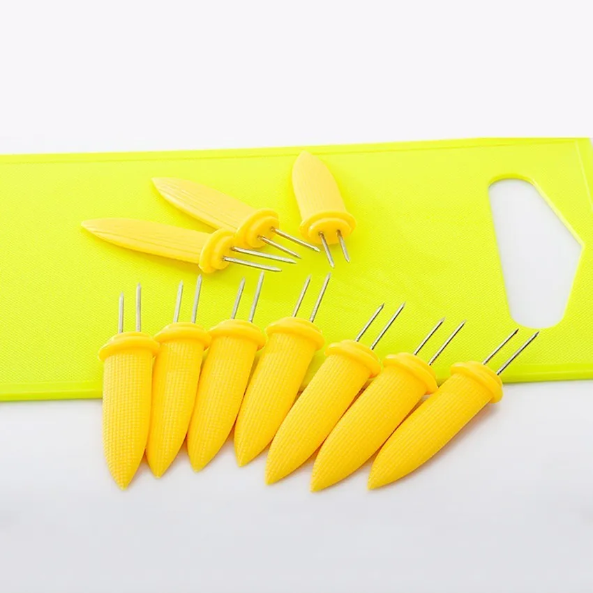2 шт. набор барбекю кукурузная вилка Multi function нержавеющая сталь нож для кукурузы
