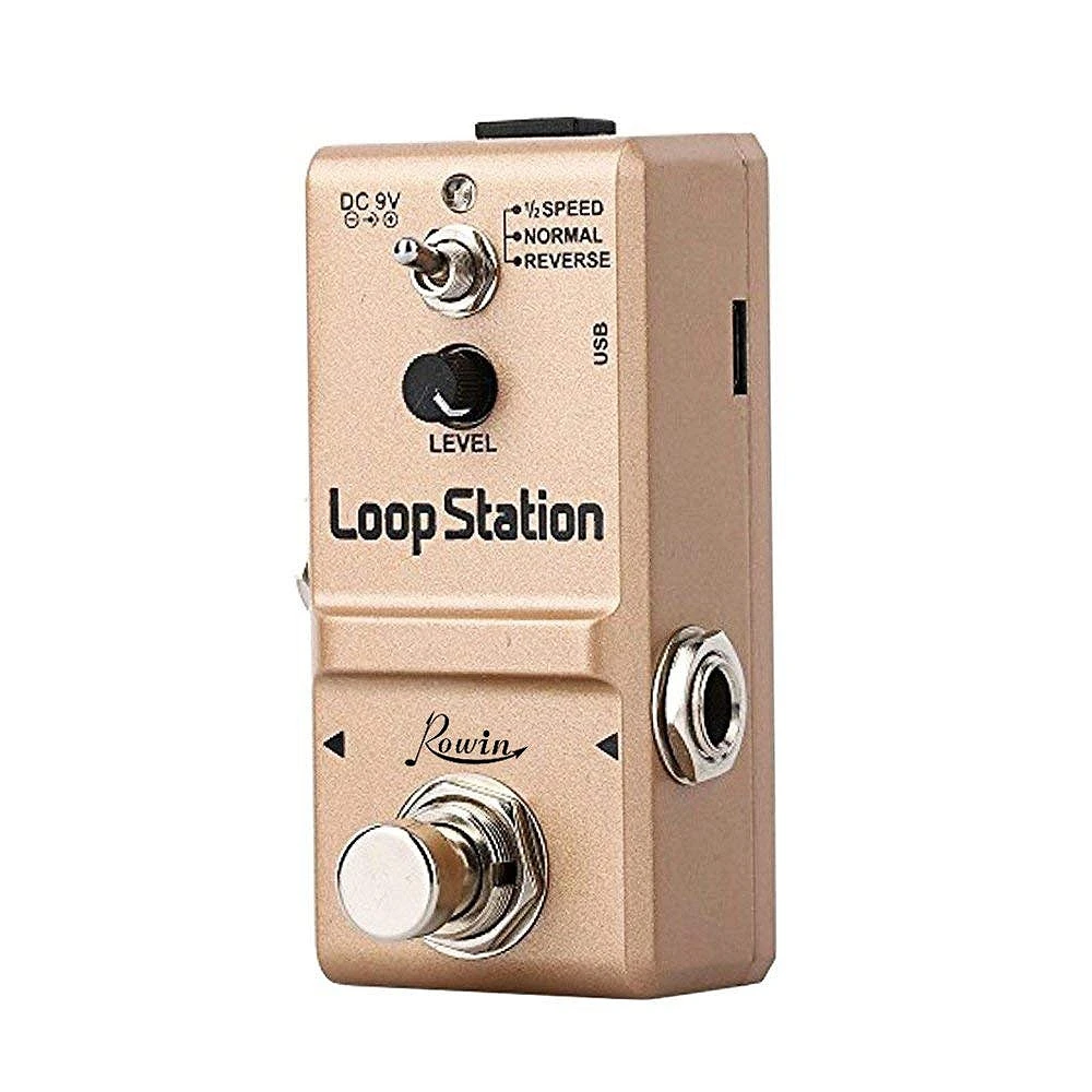 Rowin Ln 332S Loop Station Looper Effects Pedal Unlimited Overdubs 10 Minutes Of Looping 1/2 Time And Reverse|Детали и аксессуары
