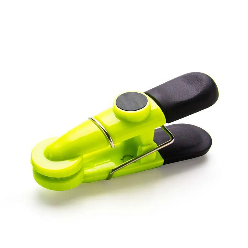 4pcs colorful Magnetic plastic Office Supplies Craft Memo Clips Document Binder paper clothes clip | Дом и сад