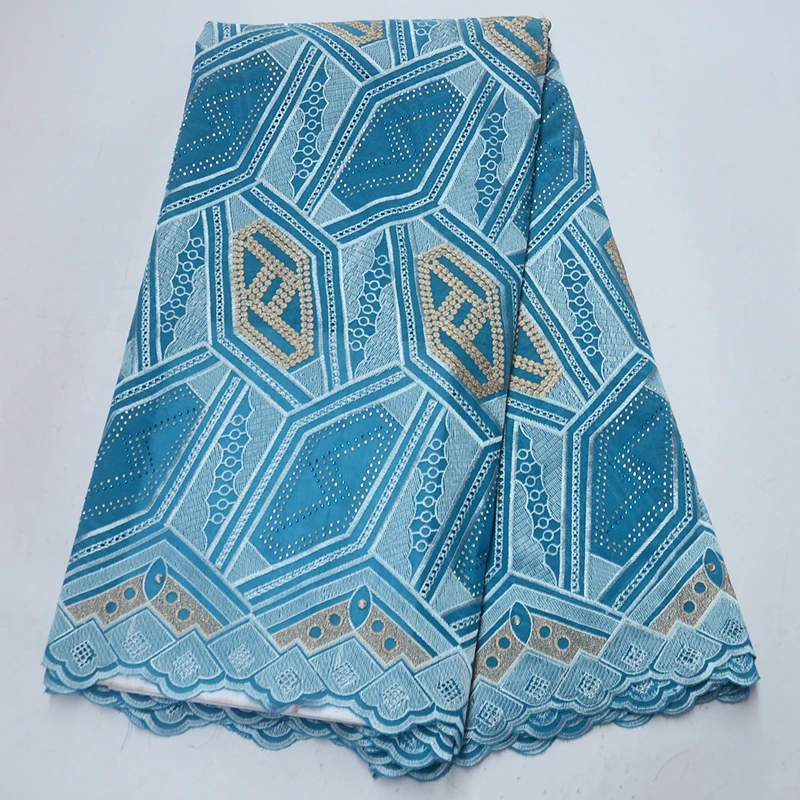 Королевский синий нигерийский сухие кружевные ткани 2019 высококачественное