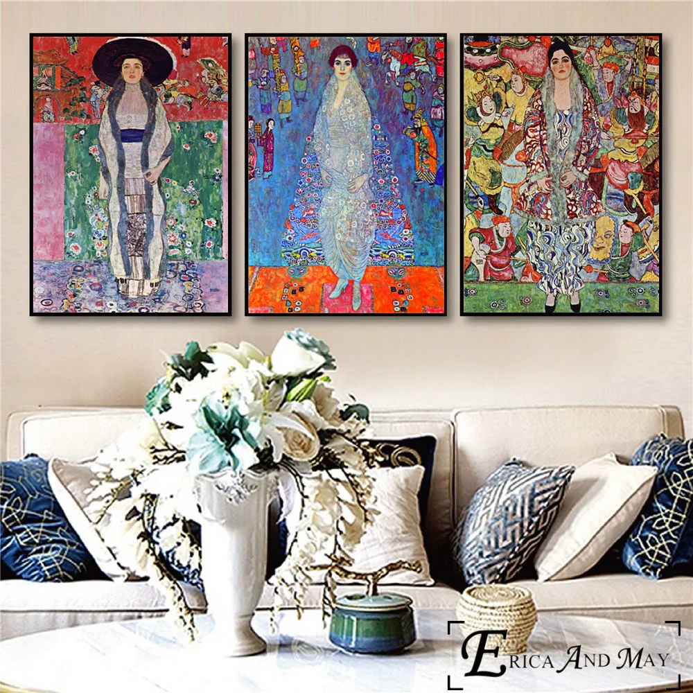 Винтажный постер Gustav Klimt Hope принты картина маслом на холсте настенные картины для