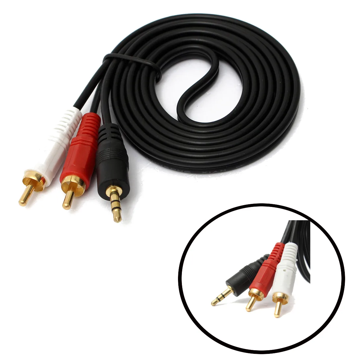 LEORY 10 м 2 RCA к покрытые золотом домашние Театр Аудио Видео двойной стерео в