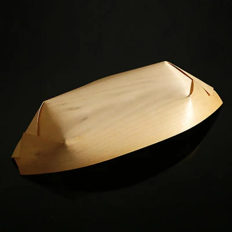 50 шт набор одноразовые деревянные плиты натуральный материал креативный