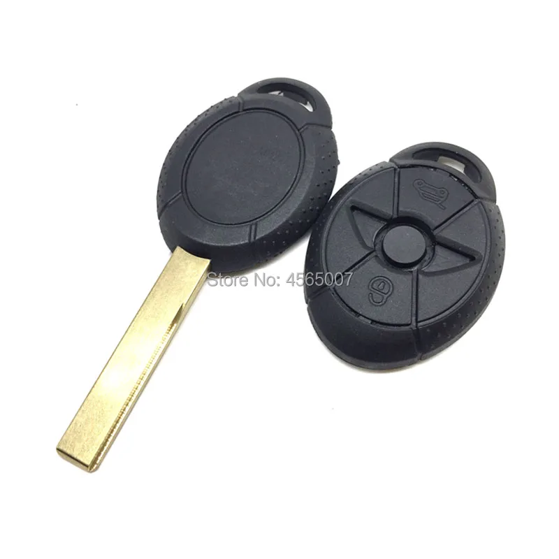 3 кнопки чехол для дистанционного ключа от машины замена крышки BMW Mini Cooper Uncut Blade FOB