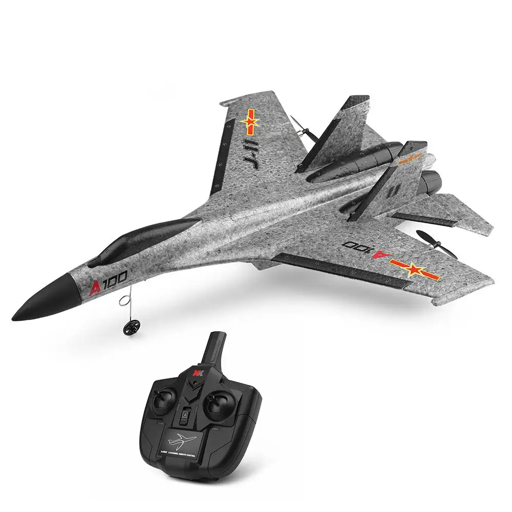 XK A100-J11 EPP 340 мм размах крыльев 2 4G 3CH RC самолет с неподвижным крылом построенный