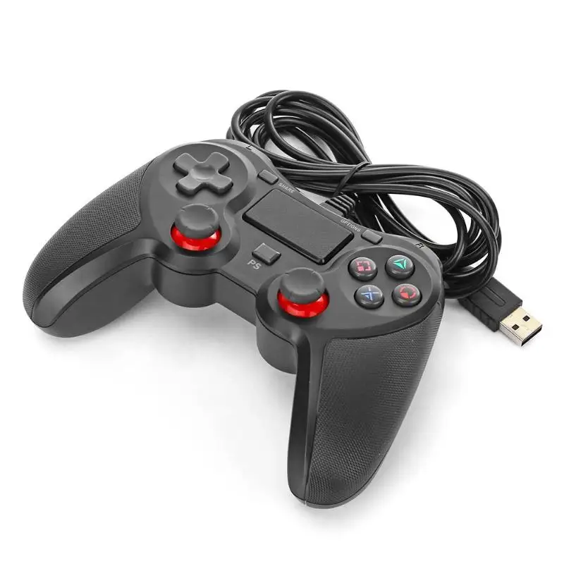 Проводной контроллер с двойной вибрацией для Playstation 4/PS4 игровой геймпад джойпад