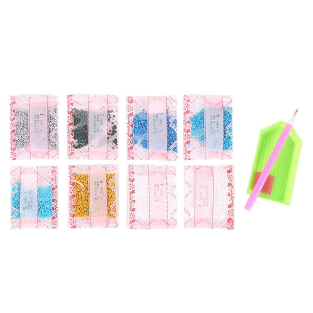 Новый 5D Diy Алмазная Вышивка крестом полный круглый горный хрусталь картины