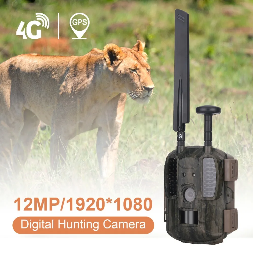 Охотничья камера 4G фотоловушка с GPS ночным видением беспроводная уличная