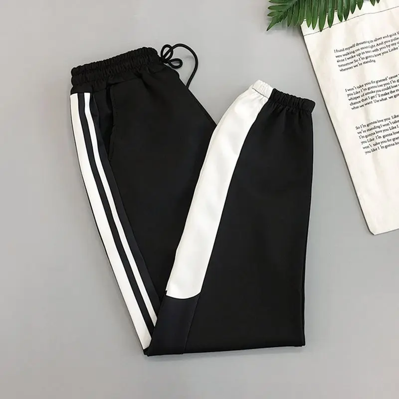 Брюки BF Style женские с карманами стильные тонкие модные штаны в стиле Харадзюку