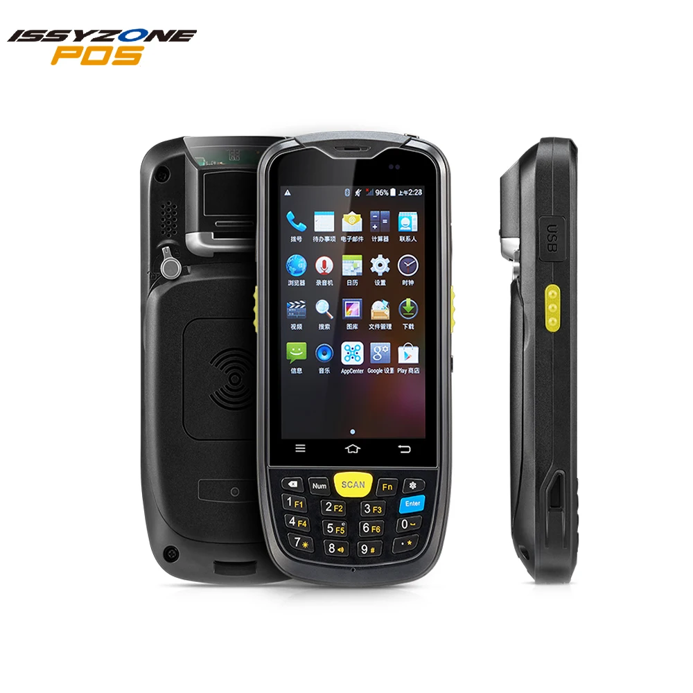IssyzonePOS Android Touch КПК 1D/2D сканер NFC Bluetooth gps безопасный Psam 4G двухдиапазонный Wifi съемный