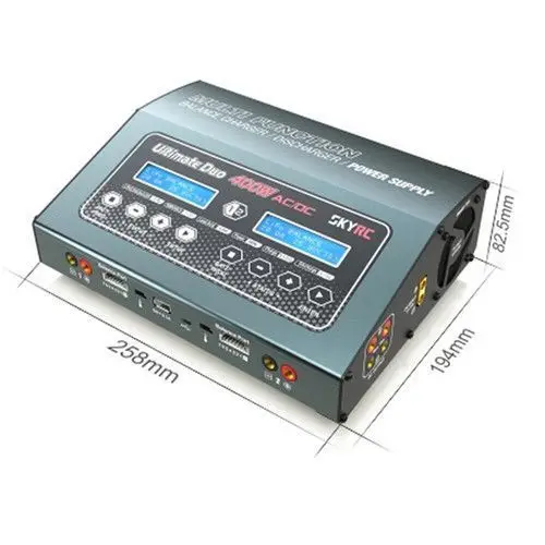 Балансирующее зарядное устройство SKYRC D400 Ultimate Duo 400 Вт AC/DC Dis F22175|Детали и