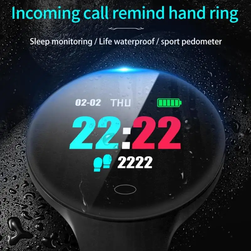 SL1 Bluetooth Сенсорный спортивный шагомер IP67 Водонепроницаемый сердечного ритма