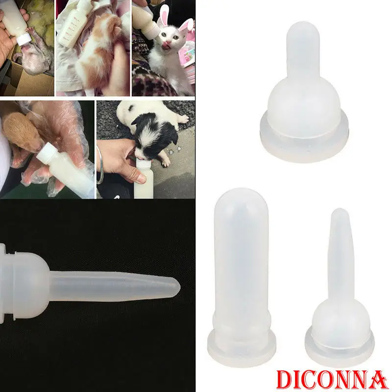 HOT 5 Pcs Pet Dog Puppy Cat Milk Nursing Care Feeding Drink Rubber Feeder Baby Pets Liquid Food Nipple Sets | Дом и сад