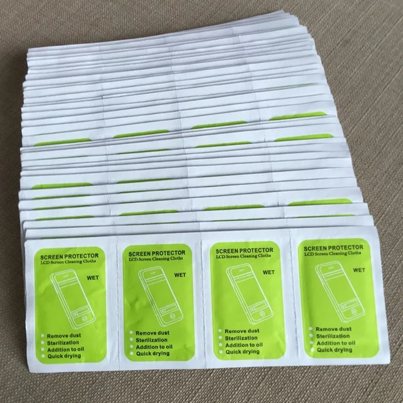 50 шт влажных алкоголя посылка чистый Экран Бумага пленка ноутбук ЖК дисплей