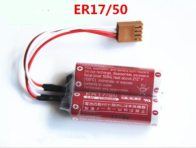 Аккумулятор MD500N 50750-1018 3 6 В для роботов Maxell ER17/50 1 шт. | Электроника